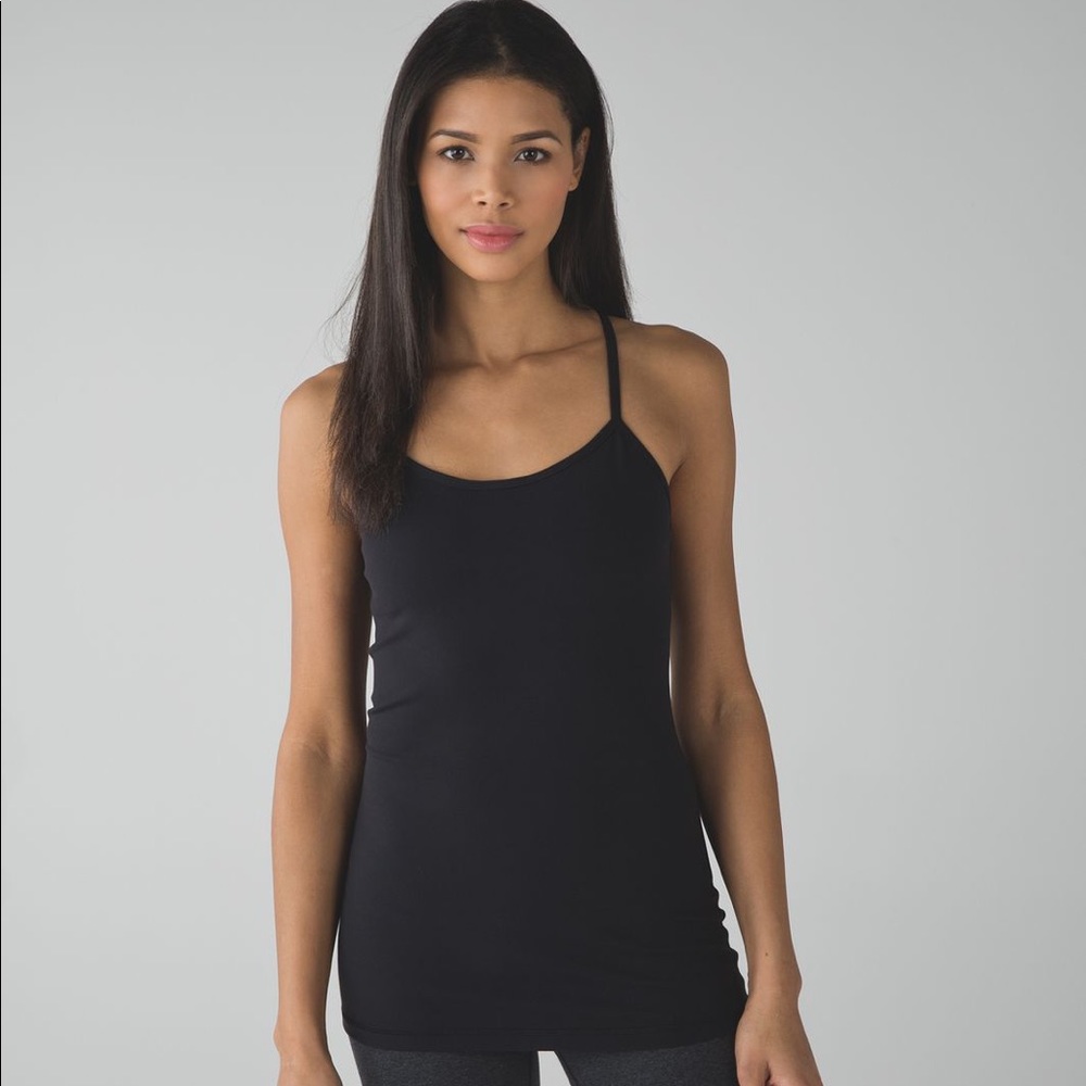 Lululemon Power Y Tank with Mesh Trim
